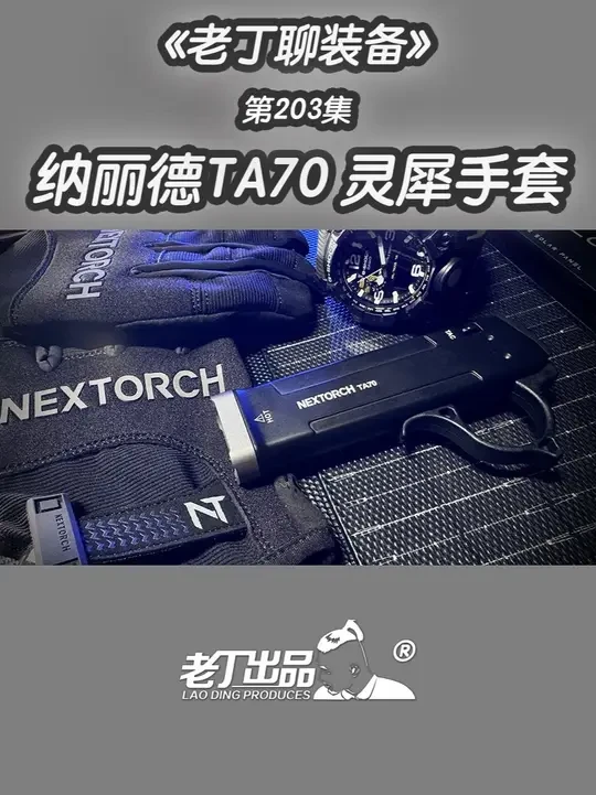 《老丁聊装备》第203集 纳丽德TA70 灵犀手套 老丁出品 #老丁出品 #老丁聊装备 #纳丽德TA70 #纳丽德灵犀战术手套 #战术手电