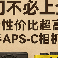 预算有限玩摄影？这份二手APS-C宝藏清单让你千元预算也能真香！
