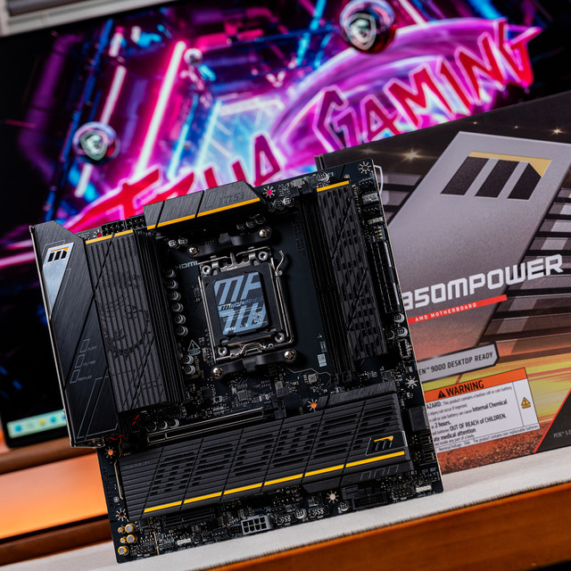 MPOWER传奇再续——微星 B850MPOWER 主板开箱测评与微星黑刃装机