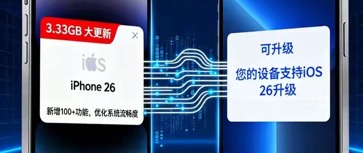 3.33GB大更新！iOS26紧急修复，官方喊你升级，但老iPhone请三思