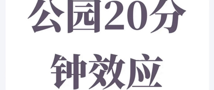 公园20分钟效应：藏在都市里的自然疗愈密码