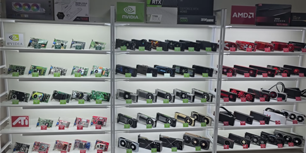 终极硬核显卡收藏家！收集初代NVIDIA/AMD到今日旗舰：见证三十年GPU风云