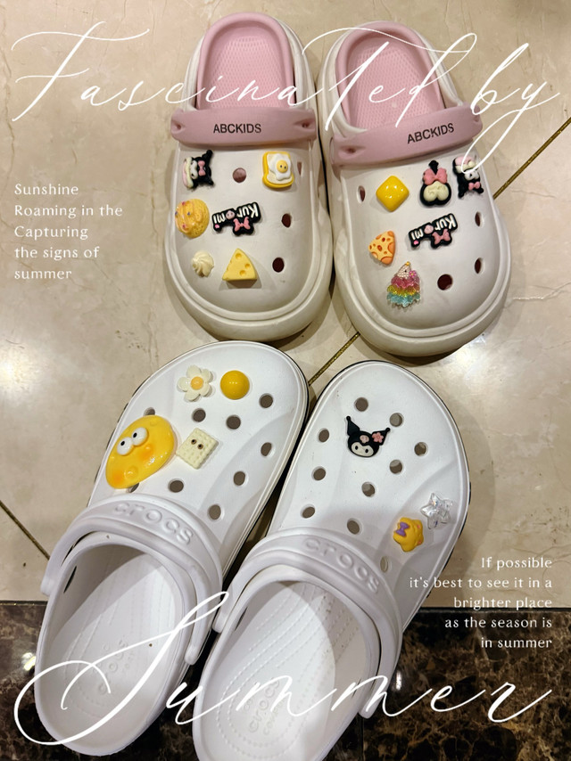CROCS洞洞鞋配饰提升颜值