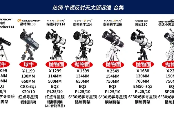 想要大口径又追求性价比,直接冲牛反。列举市面上七款热销牛反镜 核心差异对比,看完你就是大半个行家#天文望远镜