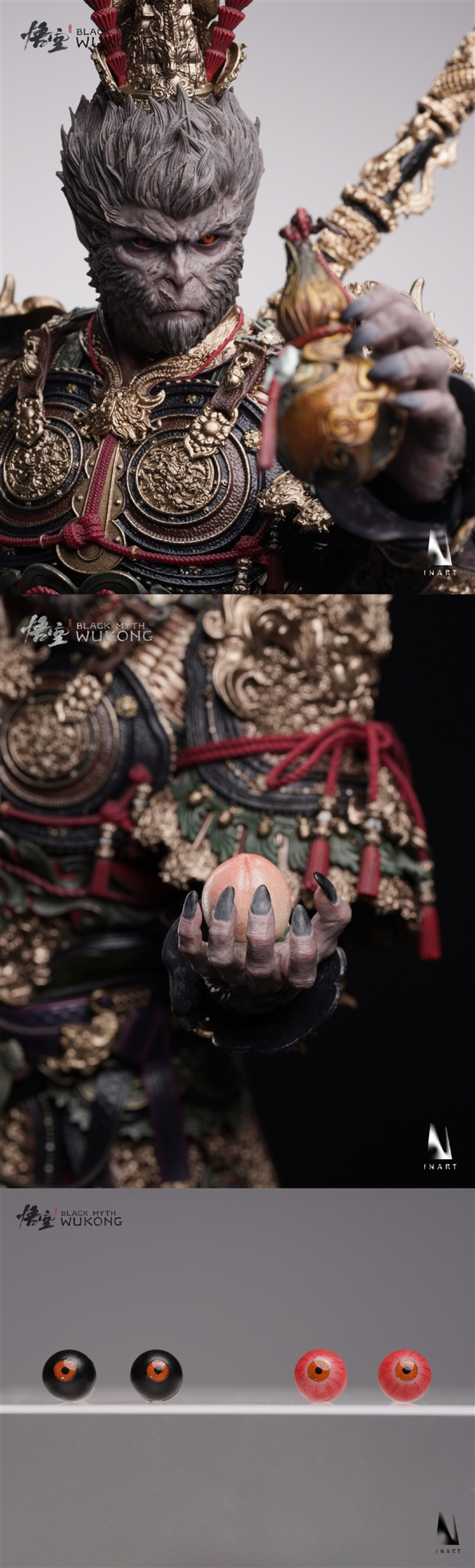 官方授权！《黑神话：悟空》大圣残躯1/6可动人偶发布：全款2480元