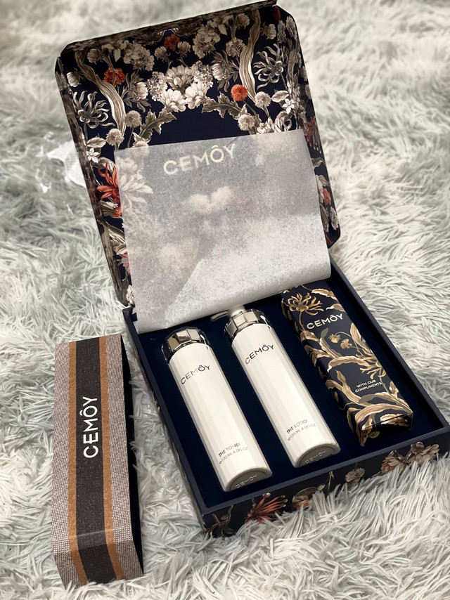 双11护肤必囤！CEMOY白金流明水乳限定礼盒种草
