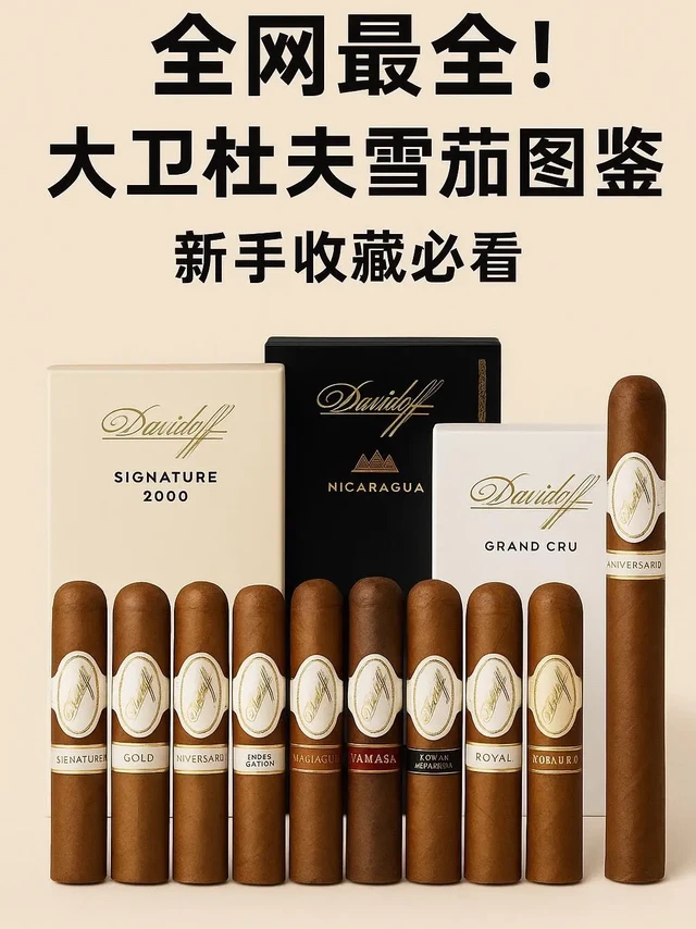 全网最全！大卫杜夫雪茄图鉴！新手收藏必看！|||全网最全！大卫杜夫雪茄图鉴！新手收藏必看！
作为非古之王的大卫杜夫（Davidoff）雪茄产品主要分为四大系列：
一：白标系列（White Band C