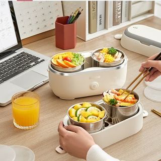 苏泊尔1.0L电热饭盒，办公加热，更便捷！