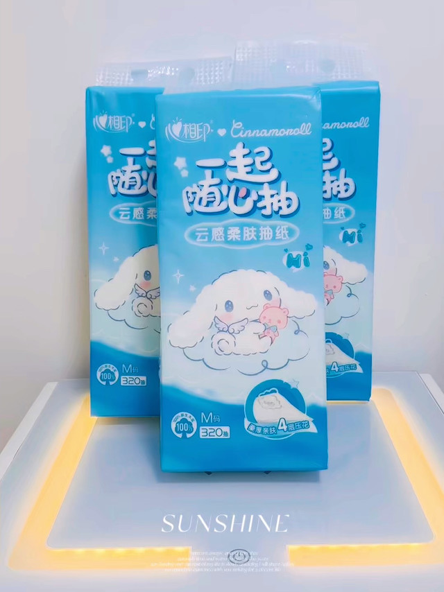 不占地方!这款挂着用的三丽鸥纸巾，拯救我家凌乱台面~