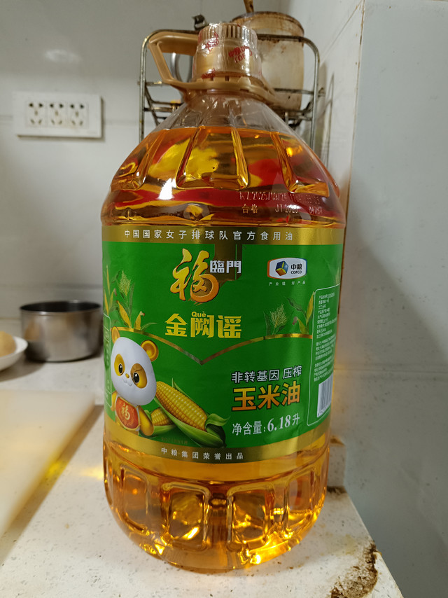 家庭烹饪放心选：福临门金阙谣6.18L压榨玉米油