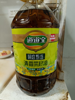 家庭量贩优选：道道全洞庭甄选清香菜籽油6.18L
