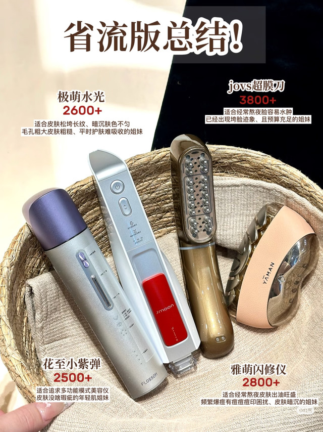 怒花2w+选购的美容仪！