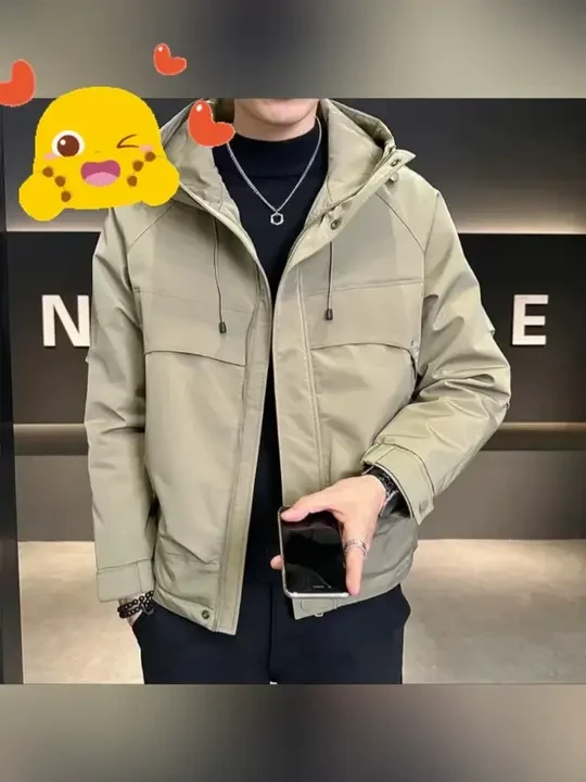 TUCANO/啄木鳥春季#连帽外套 #外套 #男士外套 #冲锋衣 #夹克 加棉潮流夹克青年加厚防风冲锋衣