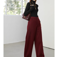 梨形天菜！晚白这条毛呢香蕉裤焊在身上了❄️