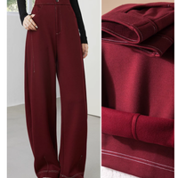 2025 冬裤封神！晚白这条毛呢香蕉裤藏住所有身材小秘密