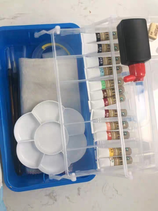 ✨国画启蒙必备！24色颜料，新手小白也能轻松画水墨画🎨