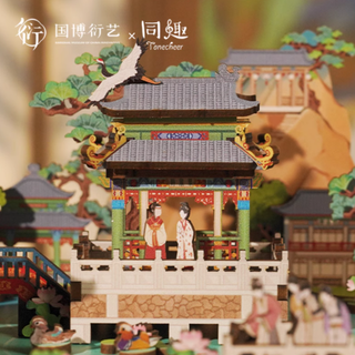 把红楼梦境藏进八音盒！国博这款 DIY 积木太懂送礼浪漫
