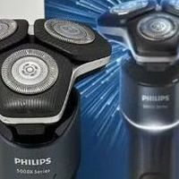 飞利浦新一代旋护5系电动剃须刀，一键拆洗，适合敏感肌肤