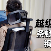 千元内人体工学椅新卷王？条顿骑士钢盾首领体验分享！