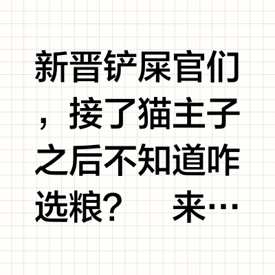 新手养猫主粮到底怎么选？看这篇就够啦