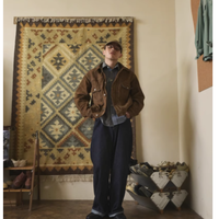 谁懂啊！这件皮衣把 “复古松弛感” 焊在身上了✨