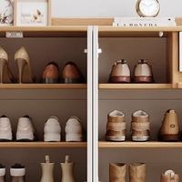 简约大方的多层收纳鞋柜，解决鞋子的收纳难题！