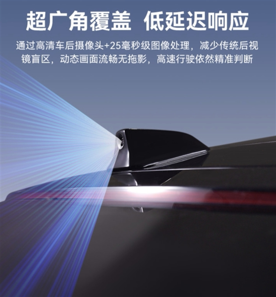 2580元 智界R7流媒体后视镜预售:暴雨天气也清晰
