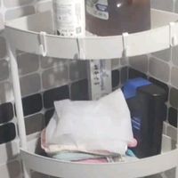 卫生间收纳新选择：四层三角置物架