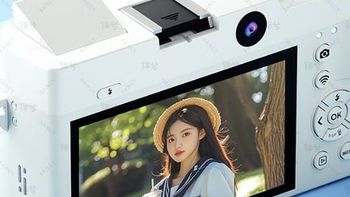 伴兮高清微单相机，双摄自拍与美颜滤镜，18倍变焦与广角镜头