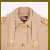 秋日封神单品✨LaurenceChico 爱神扣长风衣，卡其色美到心颤