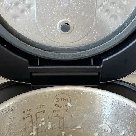 美的0涂层316L不锈钢电饭煲体验