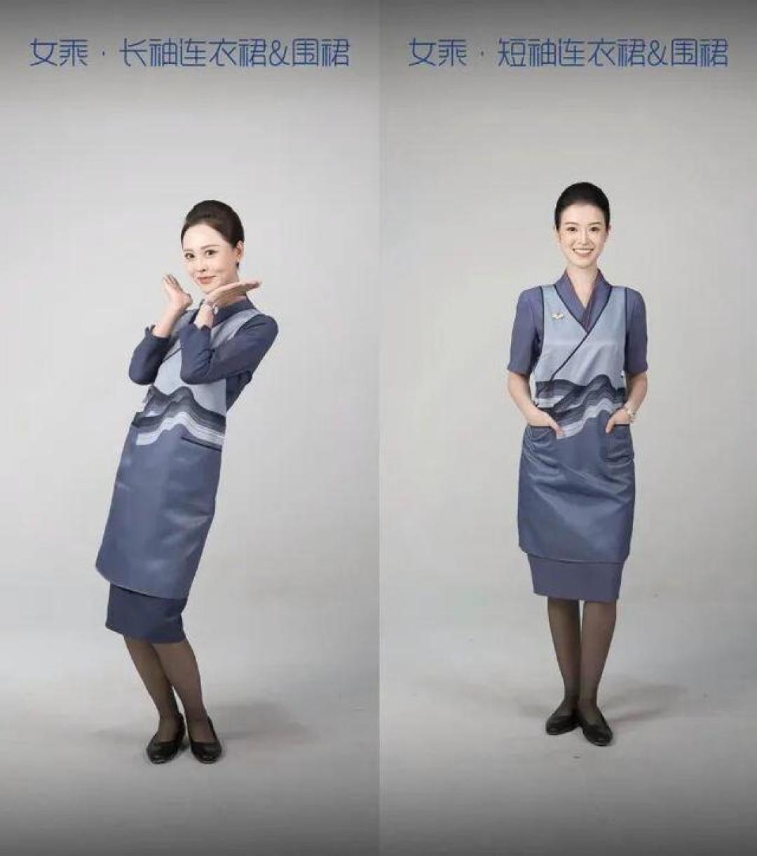山东航空制服换新 空姐全面换穿平底鞋引热议