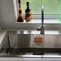 装修选对水槽太省心！卡贝5.0加厚大单槽，厨房清洁效率翻倍