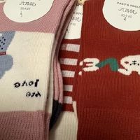 加厚儿童棉袜，囤长筒的，保暖更好