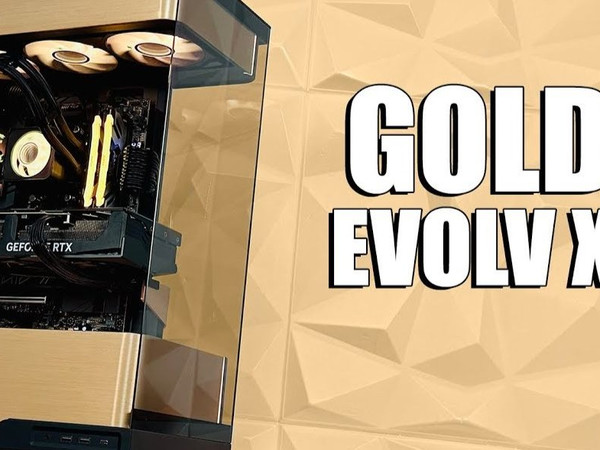 [PC Crazy]视觉悬浮！PHANTEKS 追风者 EVOLV X2 视界之窗 金色