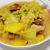 给你种草-白菜烧土豆