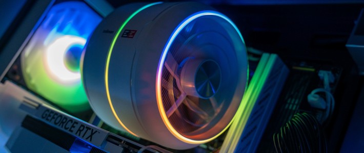 静音飞行！zalman思民ZET5涡扇风冷散热器测评，颜值性能双在线