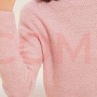 100%山羊绒亮片打底毛衣体验