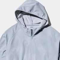 夏日运动通勤双杀！优衣库男装DRY-EX速干高弹力防紫外线连帽开衫