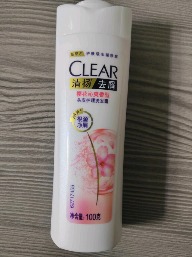 清扬（CLEAR）女士去屑洗发水100g樱花