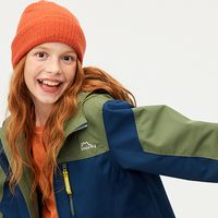 SMONTY中性儿童锋衣两件套摇粒绒防水冲锋衣透气无氟耐磨推荐