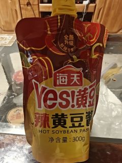 海天辣黄豆酱，拌饭神器