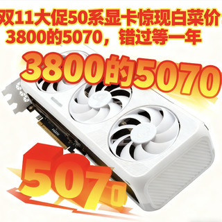 双11大促50系显卡惊现白菜价:3800的5070,错过等一年