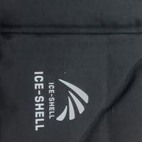 ICE-SHELL黑色长款羽绒服：寒冬保暖优选