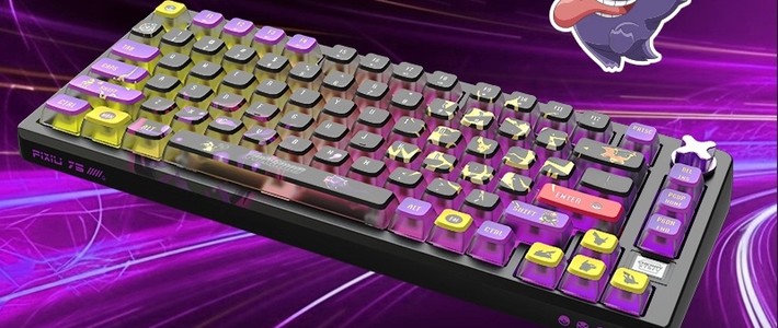 CHERRY樱桃PIXIU75宝可梦联名键盘测评