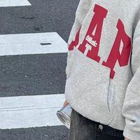 Gap 2025秋季新款抓绒卫衣