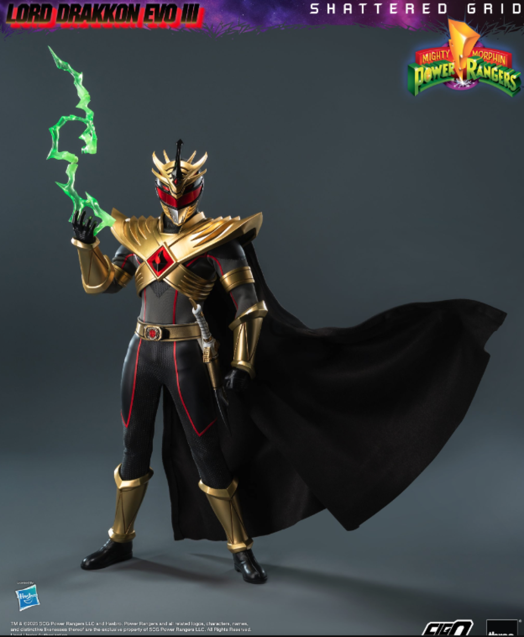 THREEZERO《恐龙战队:破碎网格》FigZero 1/6 龙帝 Evo III 计划发售