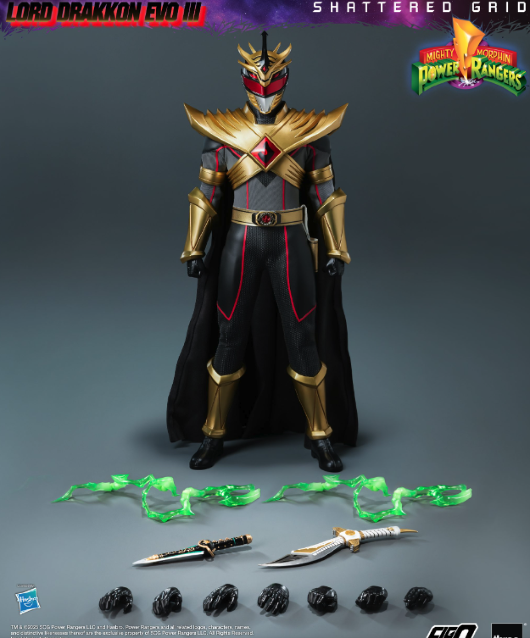 THREEZERO《恐龙战队:破碎网格》FigZero 1/6 龙帝 Evo III 计划发售