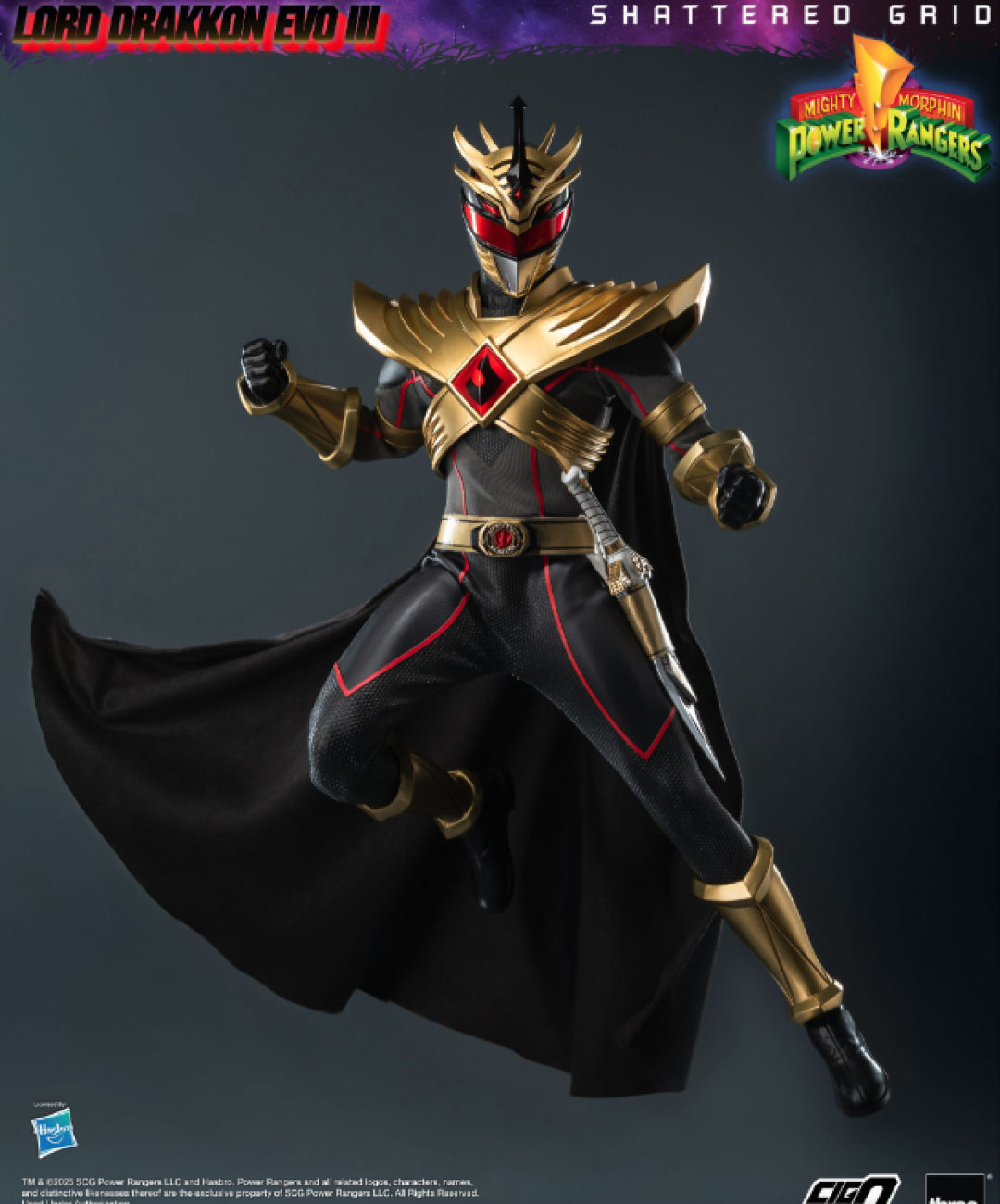 THREEZERO《恐龙战队:破碎网格》FigZero 1/6 龙帝 Evo III 计划发售