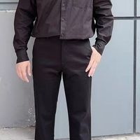 九牧王25秋冬新款抗静电莫代尔男裤